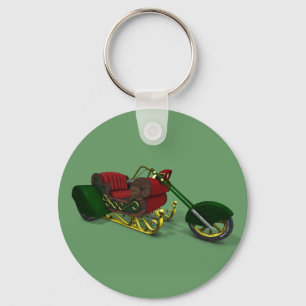 Chaveiro Santa Claus Motor Trike Sledge