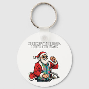 Chaveiro Santa Divórcio Custódia Humor Engraçado Feriado Na