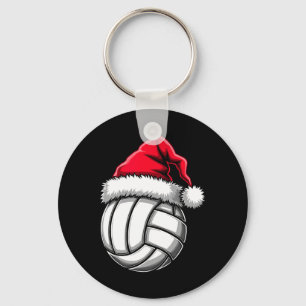 Chaveiro Santa Hat de Voleibol de Natal 2