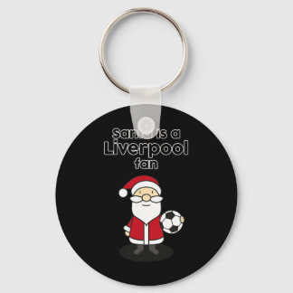Chaveiro Santa Is Liverpool Football Fan Funny Soccer Chris