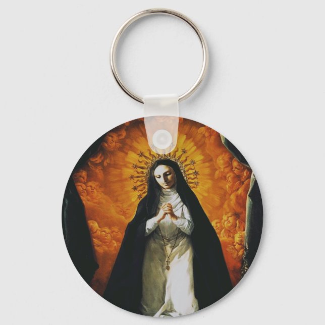 Chaveiro Santa Margarida Maria Alacoque (Frente)