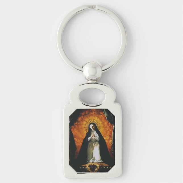 Chaveiro Santa Margarida Maria Alacoque (Frente)