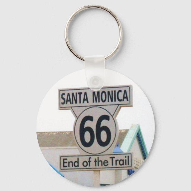 Chaveiro SANTA MONICA RT. 66 keychain (Frente)