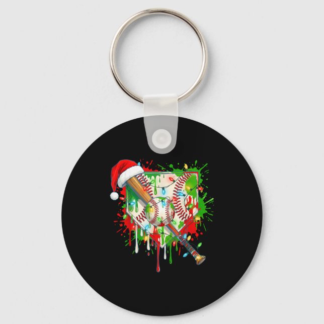 Chaveiro Santa Srts Ice Baseball Christmas Xmas Pajama Kid  (Frente)