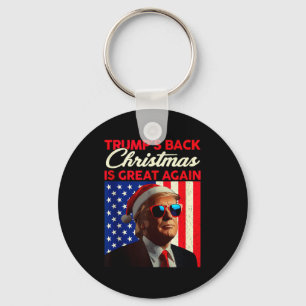 Chaveiro Santa Trump Dança Faça O Natal Grande Novamente Fe