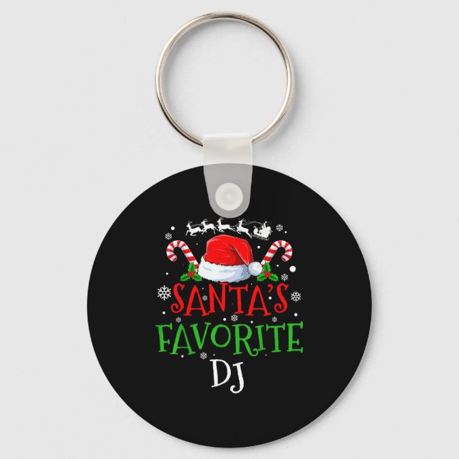 Chaveiro Santa's Favorite Dj Christmas Party  (Frente)