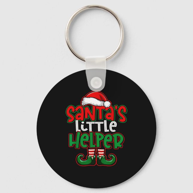 Chaveiro Santa's Little Helper Espresso Martini Christmas T (Frente)