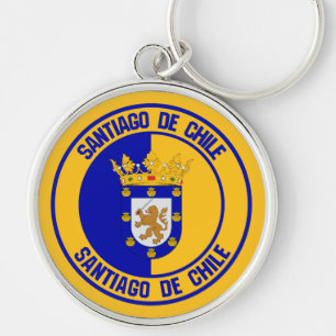 Chaveiro Santiago Round Emblem