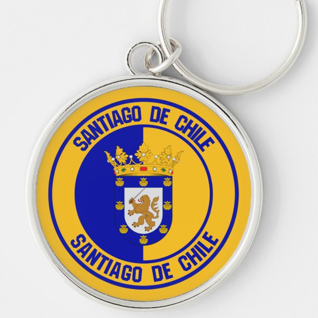 Chaveiro Santiago Round Emblem (Frente)