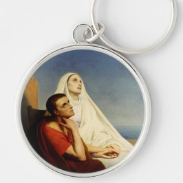 Chaveiro Santo Agostinho e Santa Mônica