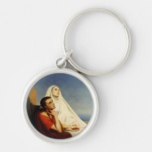 Chaveiro Santo Agostinho e Santa Mônica