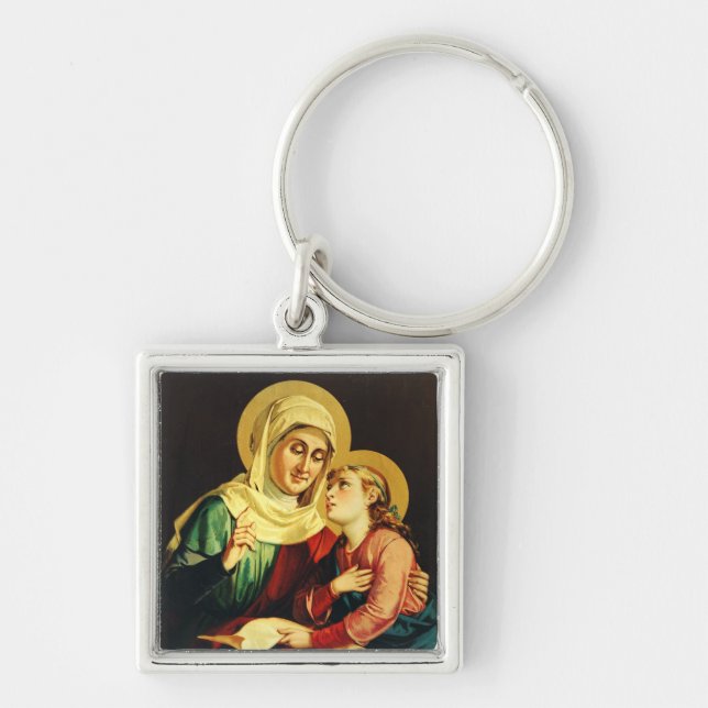 Chaveiro Santo Ann e Virgem Maria (Frente)