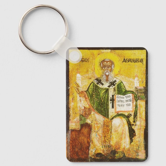 Chaveiro Santo Athanasius de Alexandria (Frente)