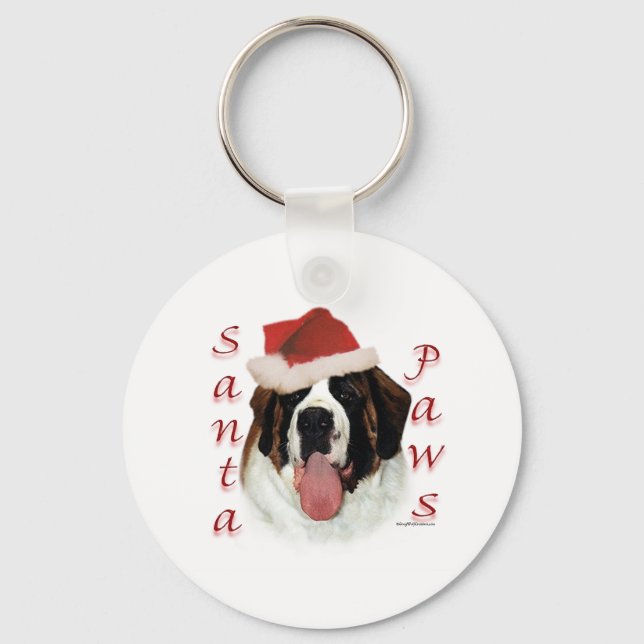 Chaveiro Santo Bernard Papais noeis Paws (Frente)