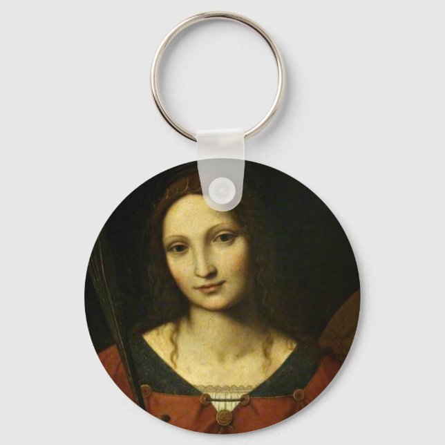 Chaveiro Santo Catherine de Alexandria (Bernardino Luini) (Frente)