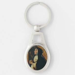 Chaveiro Santo Catherine de Siena por Juan Bautista Maino