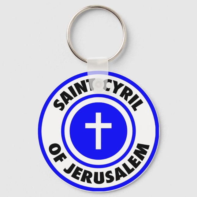 Chaveiro Santo Cirilo de Jerusalém (Frente)