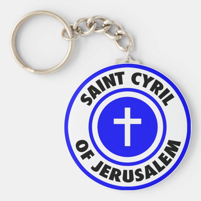Chaveiro Santo Cirilo de Jerusalém (Frente)