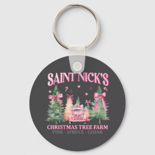 Chaveiro Santo da Árvore de Natal do Nick Fazenda Coquette