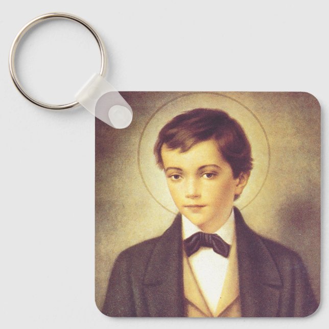 Chaveiro Santo Dominic Savio estudante de John Bosco (Frente)