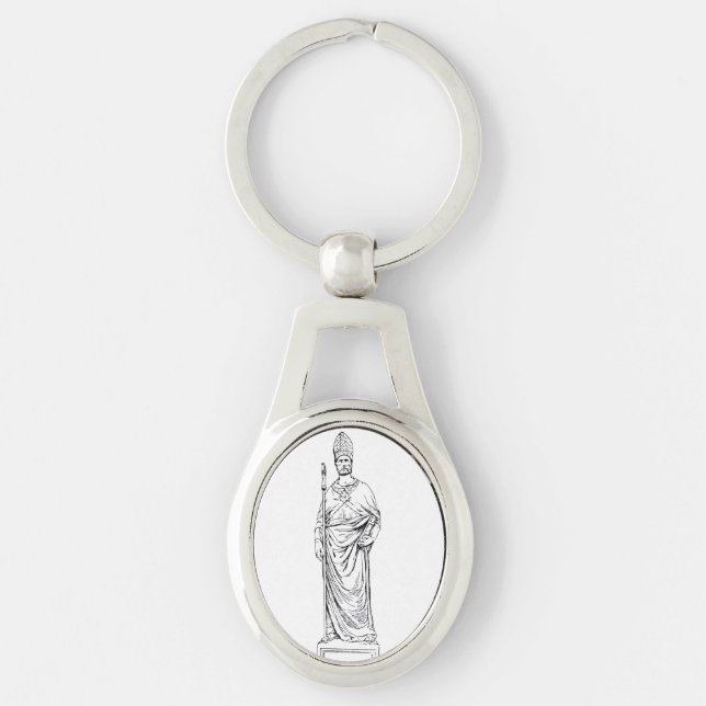 Chaveiro Santo Eloi Confessor e Bispo (Frente)