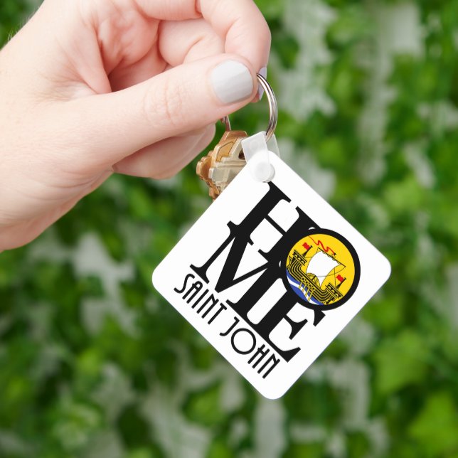 Chaveiro SANTO INICIAL John New Brunswick Canadá (Mão)