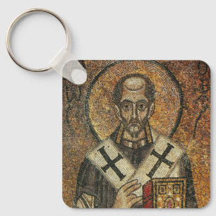 Chaveiro Santo John Chrysostom arcebispo de Constantinopla