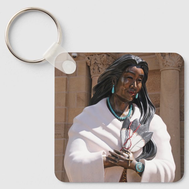 Chaveiro Santo Kateri Tekakwita (Frente)