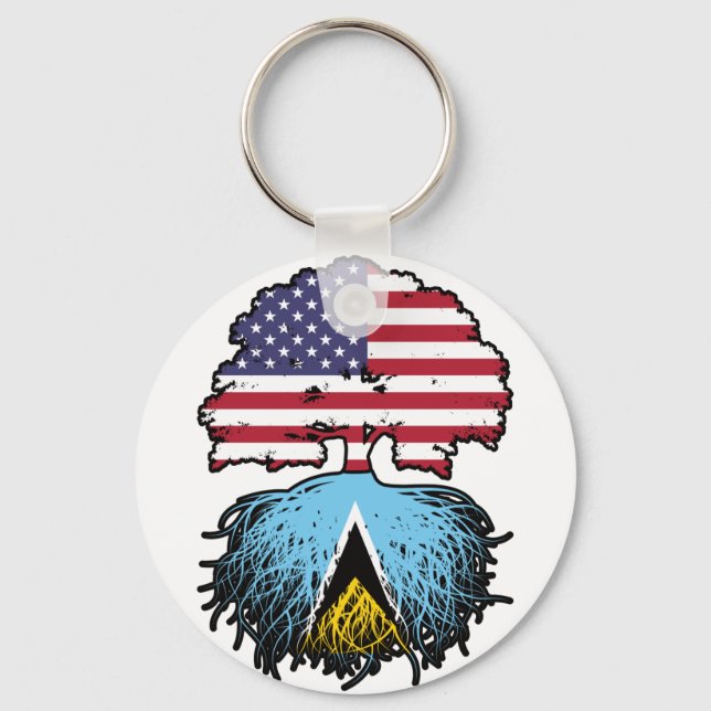 Chaveiro Santo Lucia Santo Lucian American Tree Roots (Frente)