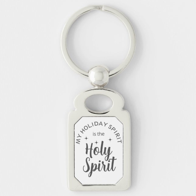 Chaveiro Santo Natal Espírito Cristão Religioso (Frente)