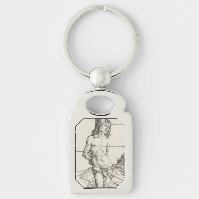 Chaveiro Santo Sebastian amarrado a uma coluna por Albrecht (Frente)