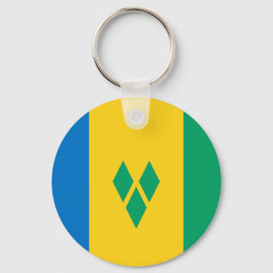 Chaveiro Santo Vincent e Bandeira de Granadinas