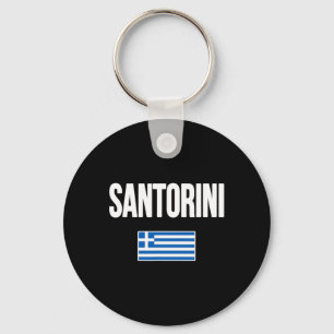 Chaveiro Santorini Grécia Bandeira Grega Lembrança Férias