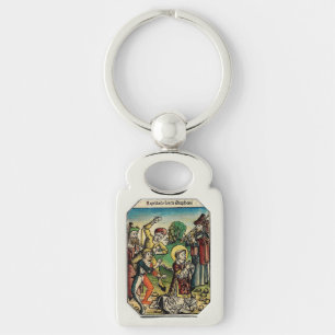 Chaveiro São Estêvão o Protomártir Iconografia de Arte Fina