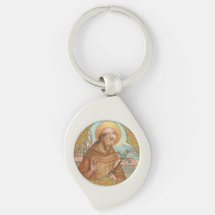 Chaveiro São Francisco de Assis (BK 002) Swirl