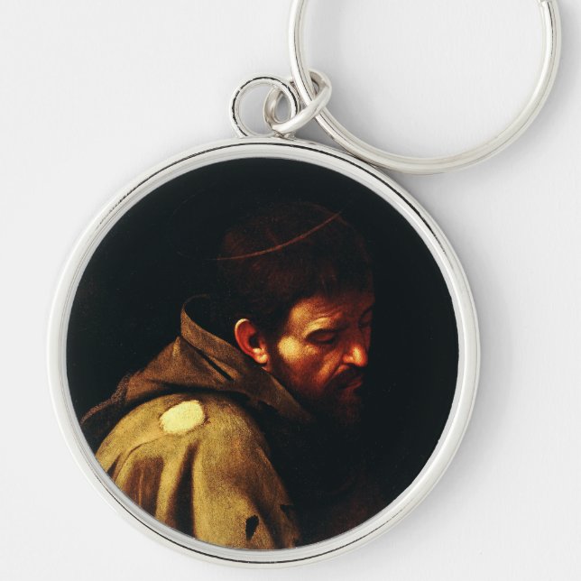 Chaveiro São Francisco de Assis por Caravaggio  (Frente)