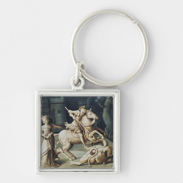 Chaveiro São Jorge e o Dragão Grande Mártir (Frente)