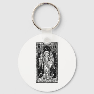 Chaveiro São Miguel Arcanjo Derrotando Satanás Cristo