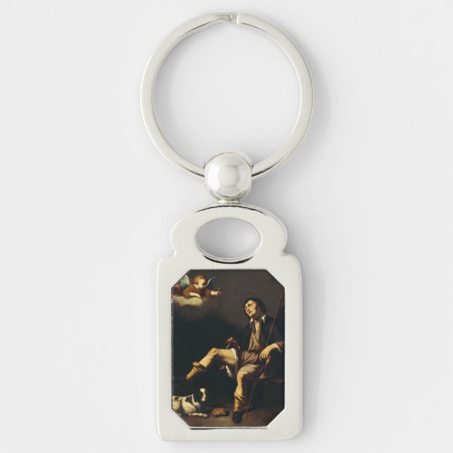 Chaveiro São Roque e o Anjo por Guy François (Frente)