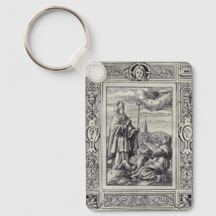 Chaveiro São Valentim Bispo de Terni 