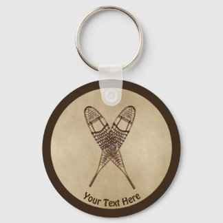 Chaveiro Sapatos De Neve Em Papel Antigo