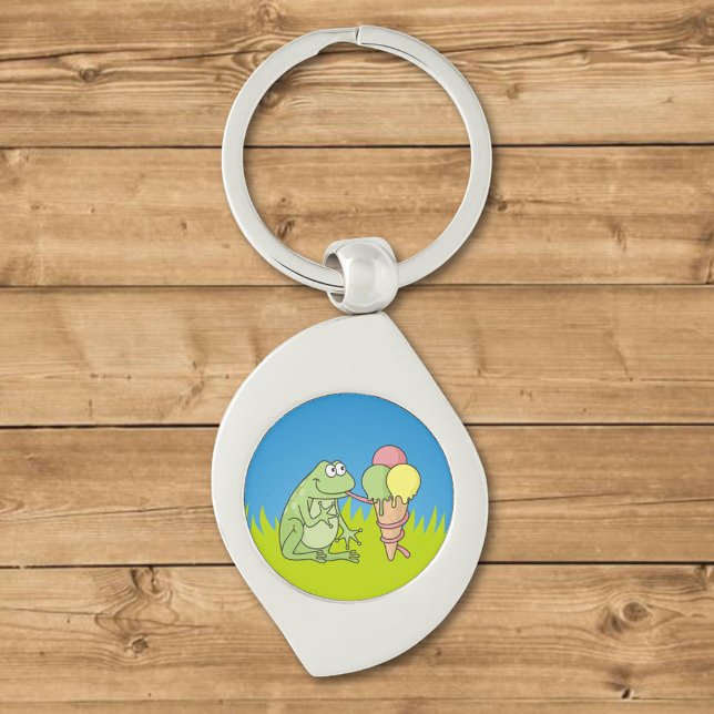 Chaveiro Sapo com Icecream (Criador carregado)