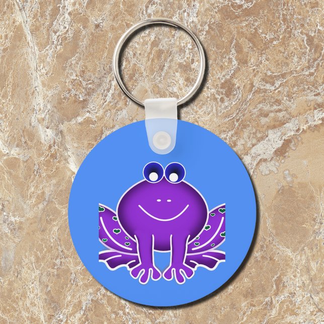 Chaveiro sapo roxo giro (Criador carregado)