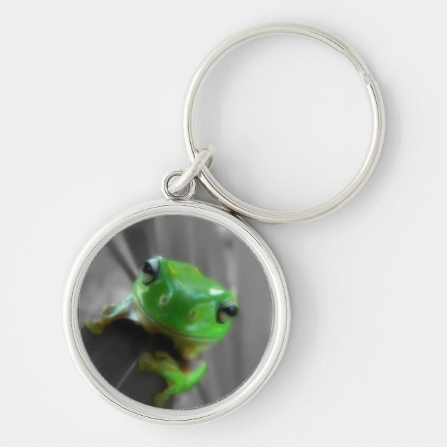 Chaveiro Sapo Verde brilhante (Frente)
