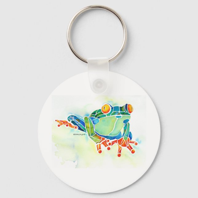 Chaveiro Sapo Whimsical Green (Frente)