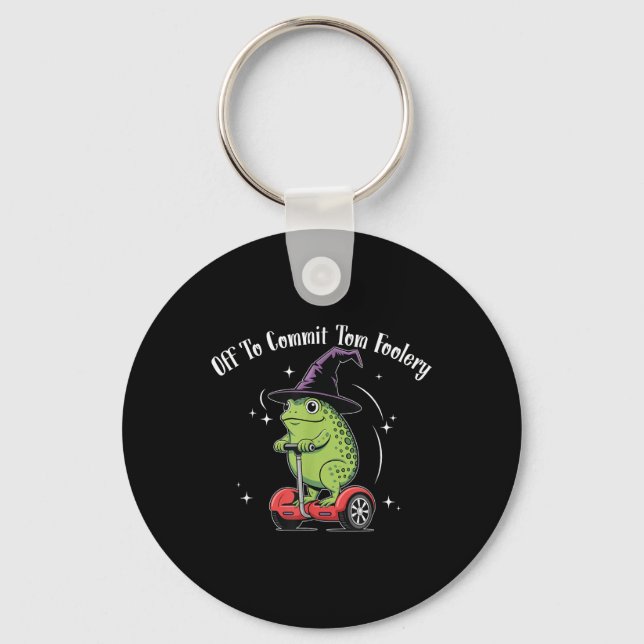 Chaveiro Sapo Whimsical Para Cometer O Tom Foolery Para (Frente)