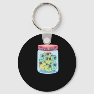 Chaveiro Sapos Happy Pills Sticker