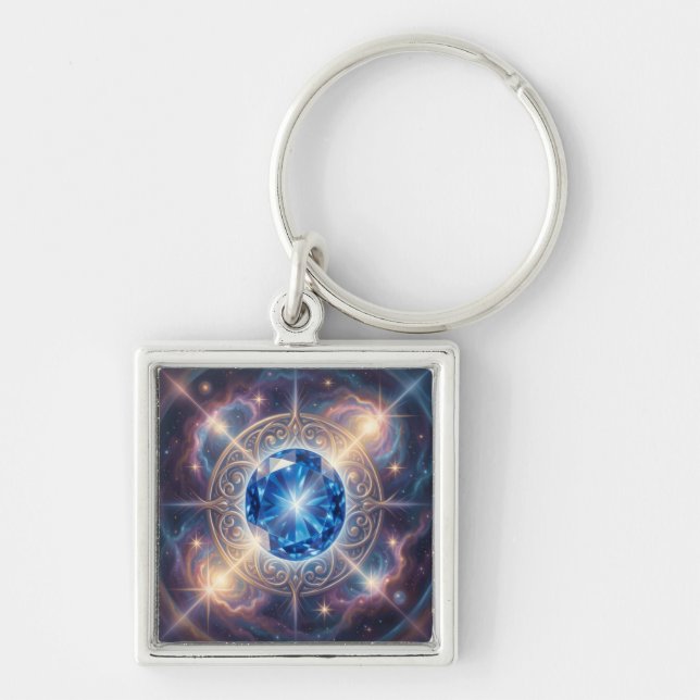 Chaveiro Sapphire – The Stone of Truth and Wisdom´6 (Frente)