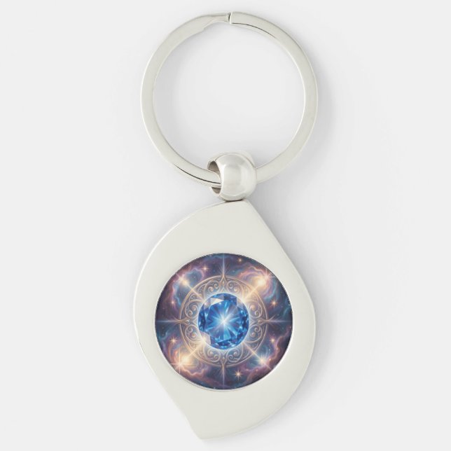 Chaveiro Sapphire – The Stone of Truth and Wisdom´6 (Frente)
