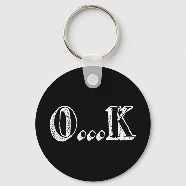 Chaveiro Sarcástico OK (Frente)